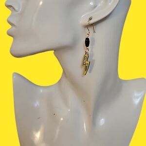 Handmade Stylish Neon Lightning Bolt Earrings